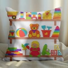 eJOYA Çocuk Odası İçin 2'li Yastık İçi Ve Kırlent Kılıfı 45cm 113496