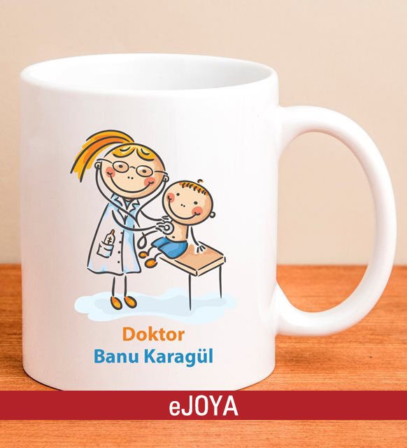 eJOYA Kişiye Özel Çocuk Doktoru Kupa Bardak 80079