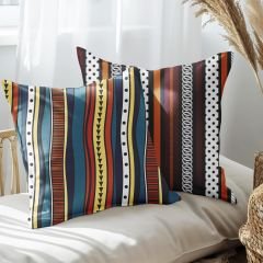 eJOYA Etnik Desenli 2'li Yastık İçi Ve Kırlent Kılıfı 45cm 113501