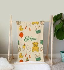 eJOYA Kişiye Özel Polar Bebek Battaniyesi 90184
