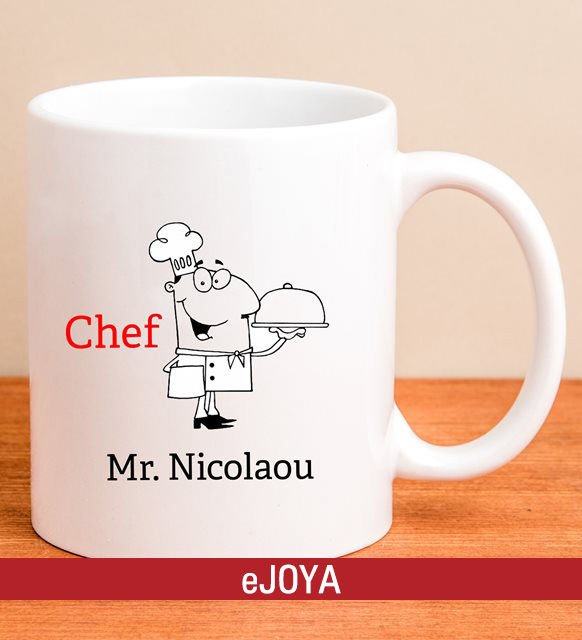 eJOYA Kişiye Özel Chef Kupa Bardak 80089