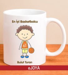 eJOYA Kişiye Özel Basketbolcu Kupa Bardak 80095