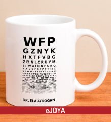 eJOYA Kişiye Özel Göz Doktoru Kupa Bardak 80096
