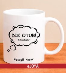 eJOYA Kişiye Özel Dik Otur Kupa Bardak 80097