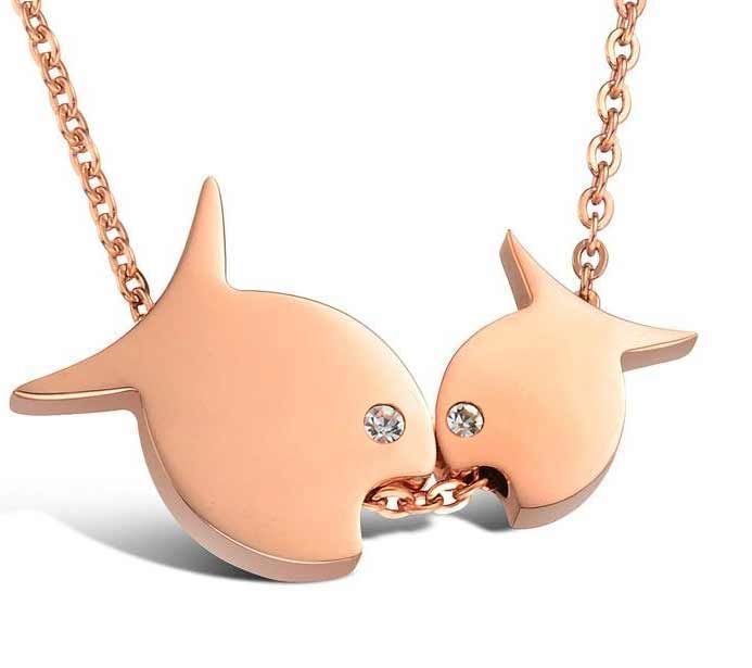 eJOYA Love Fish Pırlanta Kolye 45192