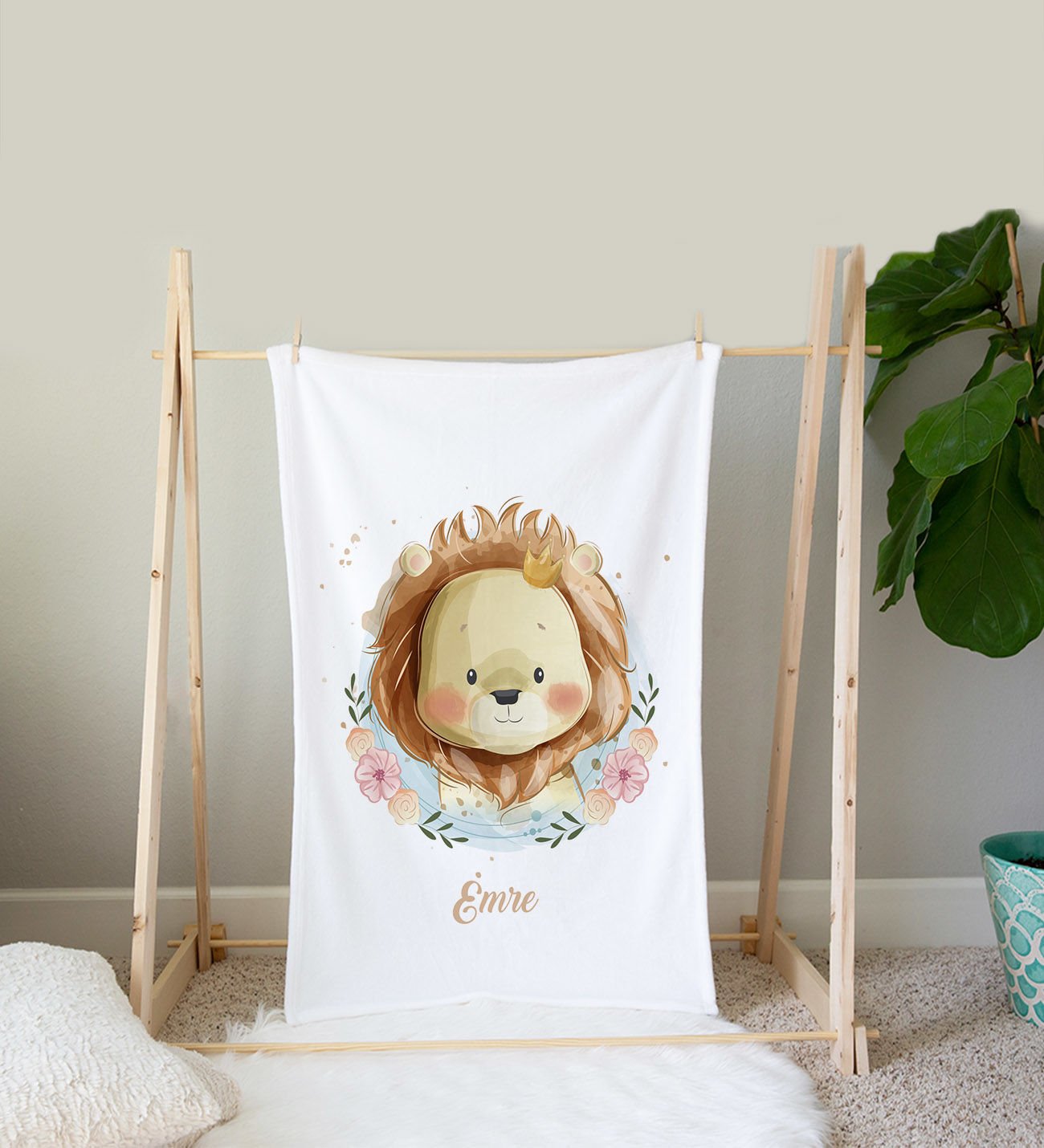 eJOYA Kişiye Özel Polar Bebek Battaniyesi 90287
