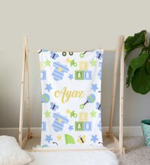 eJOYA Kişiye Özel Polar Bebek Battaniyesi 90289
