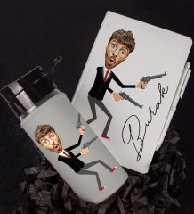 eJOYA Kişiye Özel Karikatür Tasarım Defter Kalem Ve Matara Hediye Seti 96514