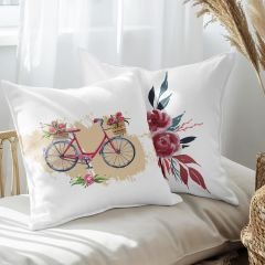 eJOYA Modern Tasarımlı 2'li Yastık İçi Ve Kırlent Kılıfı 45cm 113522
