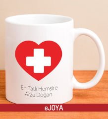 eJOYA Kişiye Özel En Tatlı Hemşire Kupa Bardak 80111