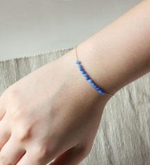 eJOYA Doğal Lapis Taşlı Altın Bileklik 77522