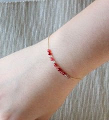 eJOYA Doğal Quartz Taşlı Altın Bileklik 77528