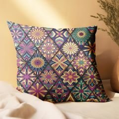 eJOYA Etnik Tasarımlı 2'li Yastık İçi Ve Kırlent Kılıfı 45cm 113525
