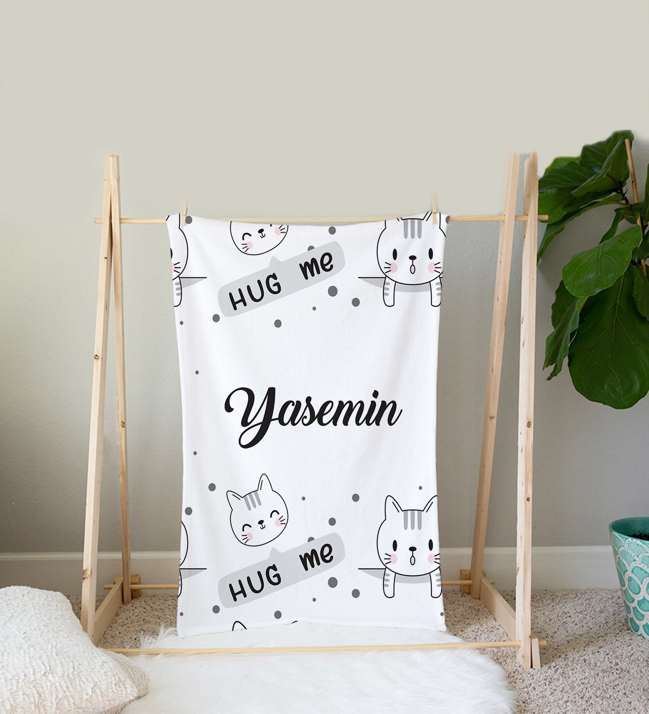 eJOYA Kişiye Özel Polar Bebek Battaniyesi 90297