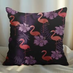 eJOYA Flamingo Tasarımlı 2'li Yastık İçi Ve Kırlent Kılıfı 45cm 113526