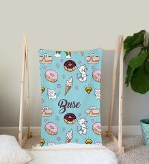 eJOYA Kişiye Özel Polar Bebek Battaniyesi 90304