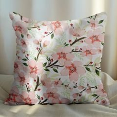 eJOYA Çiçek Tasarımlı 2'li Yastık İçi Ve Kırlent Kılıfı 45cm 113533