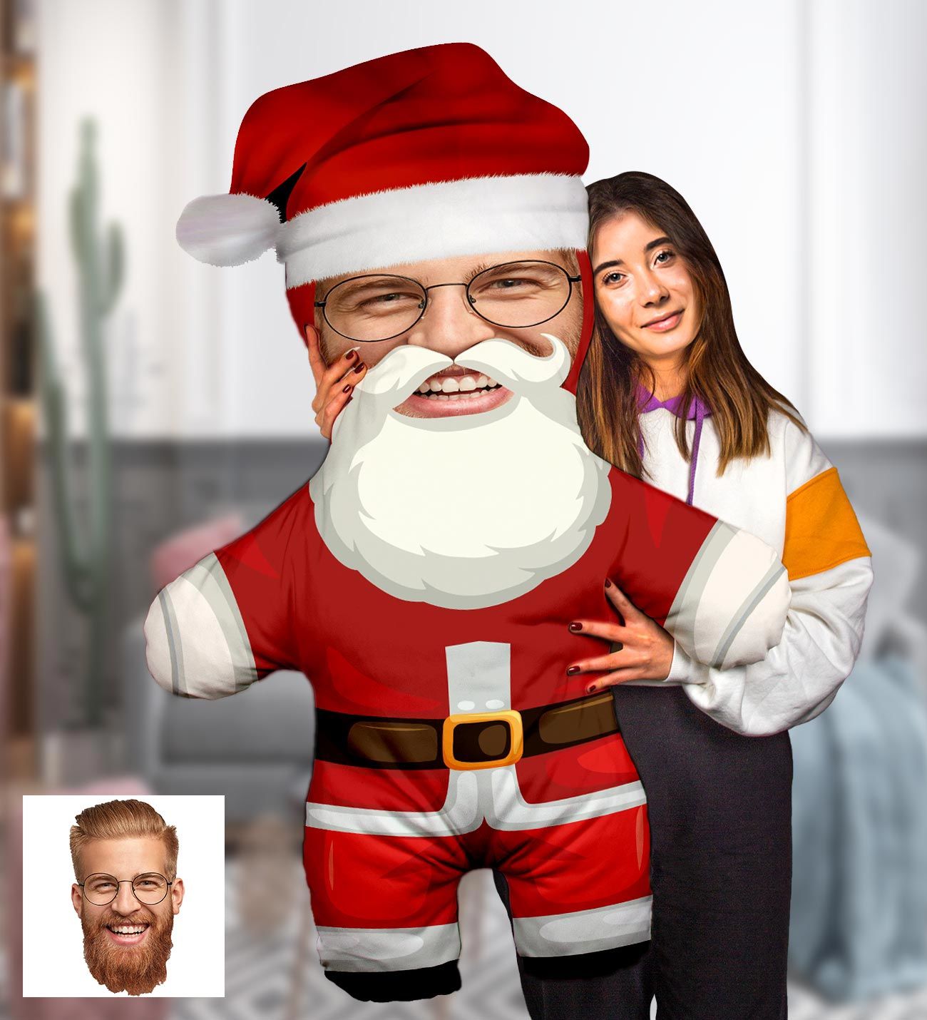 eJOYA Noel Baba Peluş Oyuncak 100x80 cm 110653