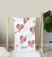 eJOYA Kişiye Özel Polar Bebek Battaniyesi 90313