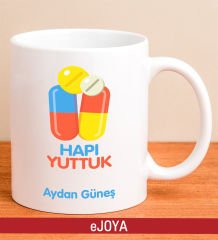 eJOYA Kişiye Özel Hapı Yuttuk Kupa Bardak 80139