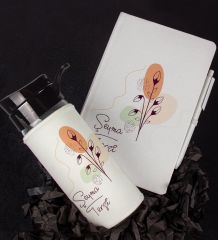 eJOYA Kişiye Özel Tasarım Defter Kalem Ve Matara Hediye Seti 104530