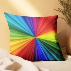 eJOYA Gökkuşağı Tasarımlı 2'li Yastık İçi Ve Kırlent Kılıfı 45cm 113546