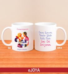 eJOYA Kişiye Özel Canım Karıcım Kupa Bardak 80143
