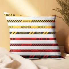 eJOYA Nostaljik Vosvos Tasarımlı 2'li Yastık İçi Ve Kırlent Kılıfı 45cm 113549