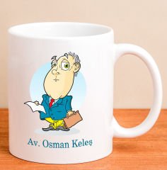 eJOYA Kişiye Özel Avukat Kupa Bardak 80154