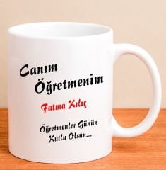 eJOYA Kişiye Özel Canım Öğretmenim Kupa Bardak 80155