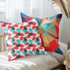eJOYA Modern Tasarımlı 2'li Yastık İçi Ve Kırlent Kılıfı 45cm 113554