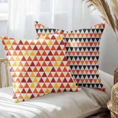 eJOYA Modern Tasarımlı 2'li Yastık İçi Ve Kırlent Kılıfı 45cm 113557