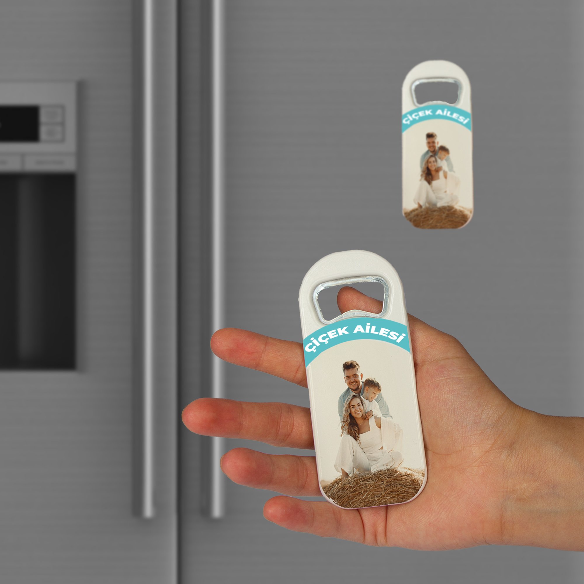 eJOYA Kişiye Özel Fotoğraflı Açacaklı Magnet 116170