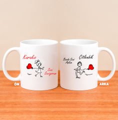 eJOYA Kişiye Özel Seven Çiftler Kupa Bardaklar 80173