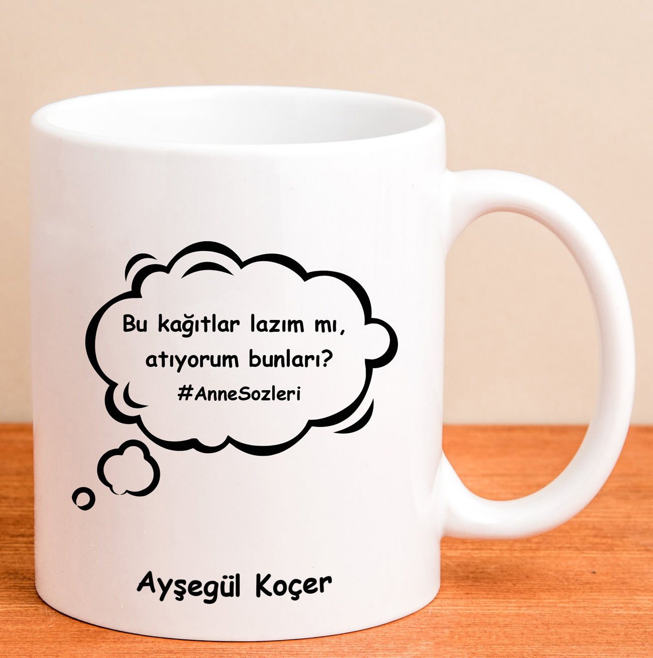 eJOYA Kişiye Özel Bu Kağıtları Atıyorum Kupa Bardak 80174