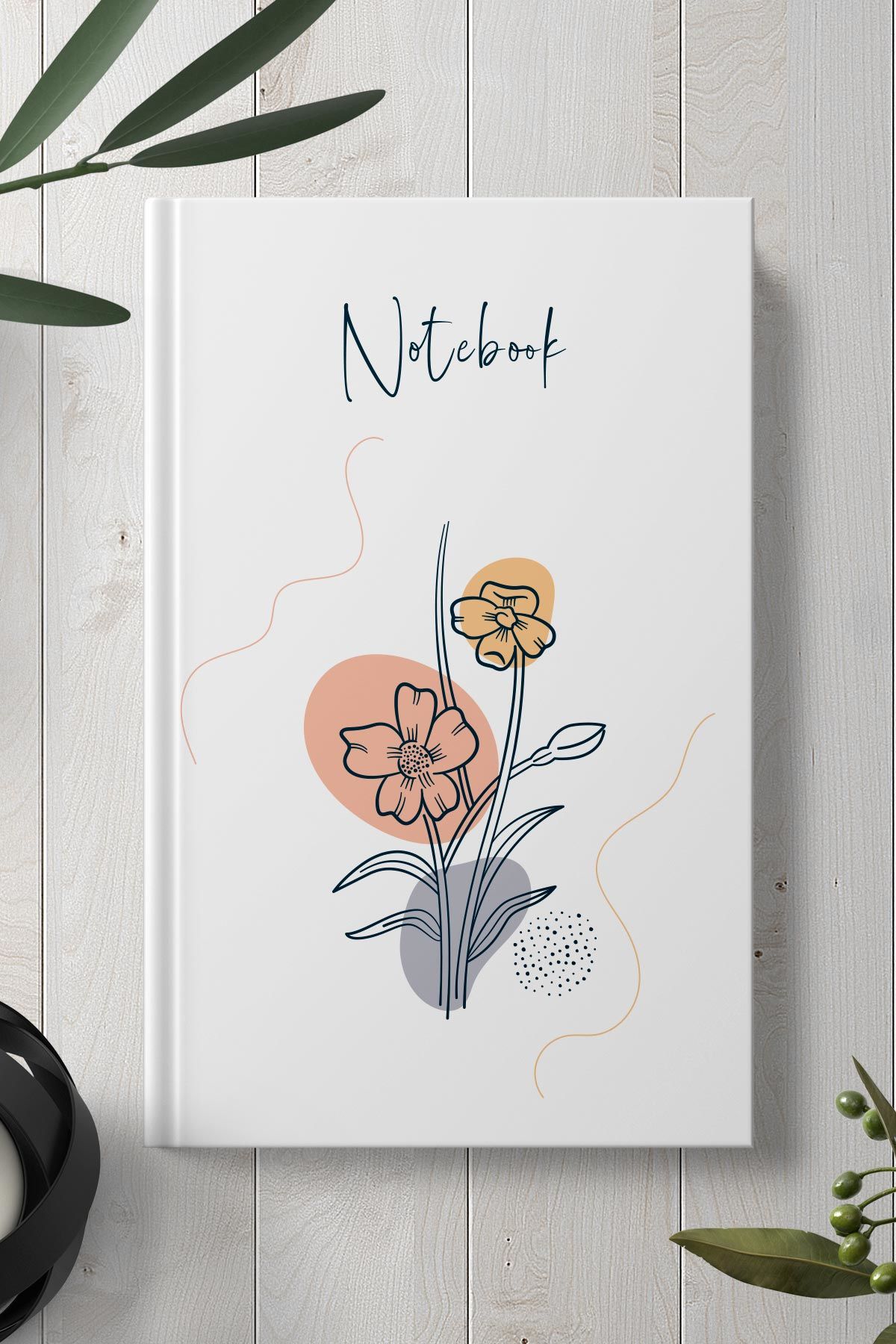 eJOYA Çiçek Tasarımlı Defter 112538