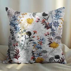 eJOYA Çiçek Tasarımlı 2'li Yastık İçi Ve Kırlent Kılıfı 45cm 113571