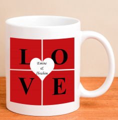 eJOYA Kişiye Özel Love Kupa Bardak 80188