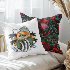 eJOYA Modern Tasarımlı 2'li Yastık İçi Ve Kırlent Kılıfı 45cm 113576