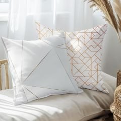 eJOYA Modern Tasarımlı 2'li Yastık İçi Ve Kırlent Kılıfı 45cm 113577