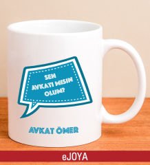 eJOYA Kişiye Özel Sen Avkatımısın Kupa Bardak 80197