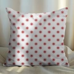 eJOYA Yeni Yıla ÖzelKar Tanesi Tasarımlı 2'li Yastık İçi Ve Kırlent Kılıfı 45cm 113585