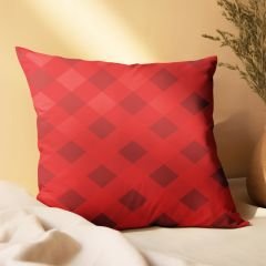 eJOYA Yeni Yıla ÖzelEkose Tasarımlı 2'li Yastık İçi Ve Kırlent Kılıfı 45cm 113587