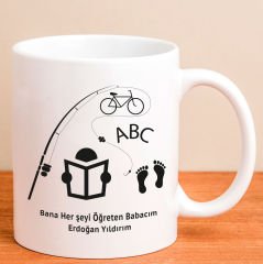 eJOYA Kişiye Özel Her Şeyi Öğreten Baba Kupa Bardak 80206