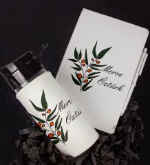eJOYA Kişiye Özel Tasarım Defter Kalem Ve Matara Hediye Seti 104582
