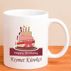 eJOYA Kişiye Özel Doğum Günü Kupa Bardak 80217