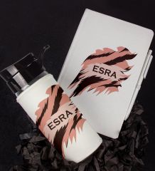 eJOYA Kişiye Özel Tasarım Defter Kalem Ve Matara Hediye Seti 104585
