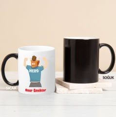 eJOYA Kişiye Özel My Hero Sihirli Kupa Bardak 80226