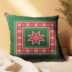 eJOYA Yeni Yıla Özel Tasarımlı 2'li Yastık İçi Ve Kırlent Kılıfı 45cm 113612