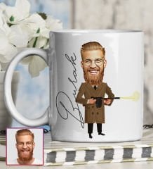eJOYA Kişiye Özel Karikatür Tasarım Kupa Bardak 95630